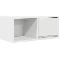 vidaXL TV-bänk vit 60x31x25,5 cm konstruerat trä