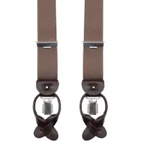 Profuomo Hängslen Camel Brun