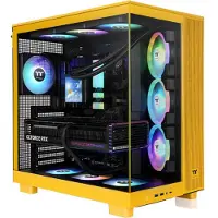 Thermaltake View 380 XL TG ARGB Bumblebee Midi-Tower Datorchassi Gul