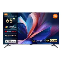 Xiaomi TV A Pro 65 [Energiklass F] - TV - 165 cm (65 Tum) - 4K UHD QLED - Smart TV & Google TV - Röststyrning