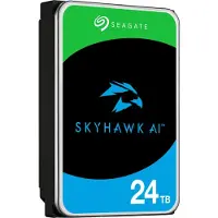 Seagate SkyHawk AI ST24000VE002 - Hårddisk - 24 TB - inbyggd - 3.5 - SATA 6Gb/s - buffert: 512 MB - med 3 års Rescue Data Recovery