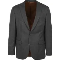 Suitable Prestige Kavaj Ull Herringbone Antracit Grå Storlek