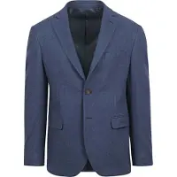 Suitable Tweed Kavaj Mellanblå Blå Storlek