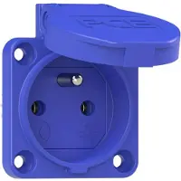 PC Electric 108-0b Skyddskontaktuttag IP54 Blå
