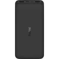 Xiaomi Redmi - Power bank - 20000 mAh - 74 Wh - 18 watt - 3.6 A - Fast Charge - 2 utdatakontakter (USB) - svart
