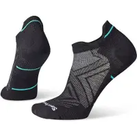 Smartwool Women's Run Zero Cushion Low Ankle Socks Black