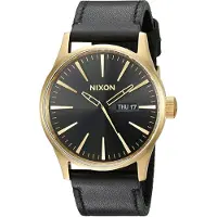 Nixon The Sentry Leather gold / black Storlek Uni