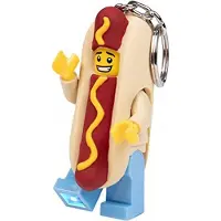 LEGO Nyckelring m. Ficklampa - Hot Dog mån - - One Size - Ficklampor