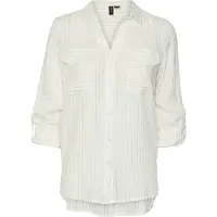 Vero Moda Blus 'VMBUMPY' guld / vit