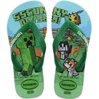 Havaianas Flip-flops för barn KIDS MINECRAFT pojkar - Grön - 27 / 28