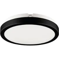 Milagro Lighting Taklampa Vera , Svart, Badrum, Syntetmaterial, Modern, Taklampa