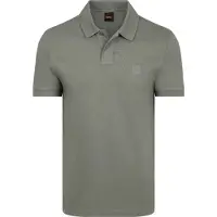 BOSS för män. 50507803 Slim Fit polotröja i bomullsstretch grön (M), Casual, Kort ärm