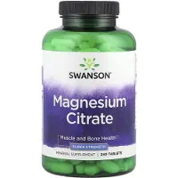 Swanson Health Magnesiumcitrat, 240 tabletter