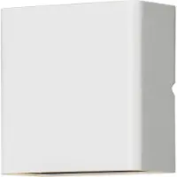 Konstsmide Chieri 2x2 7891-250 Utomhusväggbelysning, Väggbelysning EEK: F (A - G) 4 W Vit