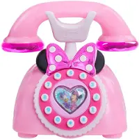 Just Play Minnie Mus Traditionell Telefon Med Nummerskiva