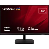 Viewsonic VA2432-H-2 LED-skärm EEK E (A - G) 61 cm (24 tum) 1920 x 1080 pixel 16:9 1 ms IPS LED