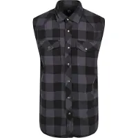 Brandit Checkshirt ärmlös skjorta