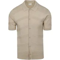 No-excess Stickad Topp Beige Storek