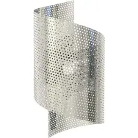 Emibig Vägglampa Spiral LIGHTING, dimbar, Förkromad / silver, Vardagsrum / matsal, Metall, Modern, Vägglampa, vägglampa inomhus