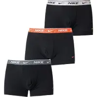 Nike Kalsonger Essential Cotton Stretch 3-pack - Svart/multicolor, storlek X-Small