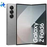Samsung Galaxy Z Fold6 5G - 7,6" vikbar smartphone med 12 GB RAM och 256 GB lagring - Silver