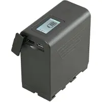 Jupio NP-F970 LCD (Micro USB +USB C inp.) 10050 mAh USB 5v 2,1A output