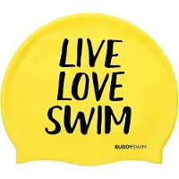 Buddyswim Live Love Swim Silicone Badmössa
