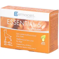 Dermoscent Essential 6 Spot On 20-40kg Kosttillskott För Hund 4 Enheter