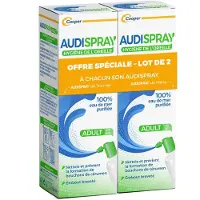 Audispray Adulte Hygiène de l'Oreille Lot de 2 x 50ml