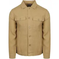 Suitable Överskjorta Linne Beige Storlek