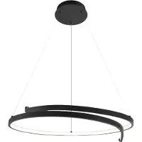 Milagro Lighting Pendellampa Lorenzo , Svart, Vardagsrum / matsal, Metall, Modern