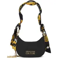 Versace Jeans Couture Logotyp Dragkedja Tygkasse Damhandväskor Svart 75VA4BAHZS467899 Basic Set (Bag+Dust Bag)