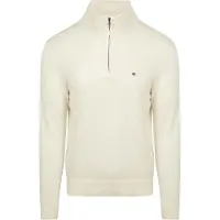 Tommy Hilfiger Tommy Hifiger Haf Zip Tröja Essentia Off White Off-White Vit Storek