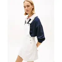 Tommy Hilfiger Tommy Jeans Logo Pocket Mini Denim Dungaree Dress