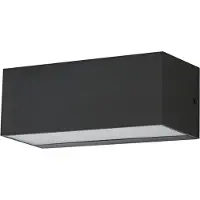 Osram LED utomhus vägglampa ENDURA STYLE IDRI, Aluminium / grå / zink, Syntetmaterial, Modern, LED-vägglampa utomhus