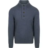 Barbour Mocker Tröja i Ull Indigo Blå Storlek