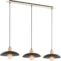 Emibig Hänglampa Kobe LIGHTING, dimbar, Svart, Vardagsrum / matsal, Metall, Pendellampa