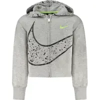 Nike Cardigan - Splatter - Grey Heather - - 4 år (104) - Cardigan