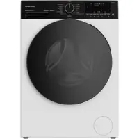 Grundig GD7P510447W, Frontmatad, Fristående, Vit, Vänster, Svart, Svart