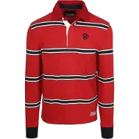 Superdry Rugby Poo Vintage Streaks Röd Storek
