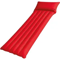 Camping Check Luftmadrass - 175x54 cm - Blå/Röd - - One Size - Madrass