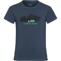 Jack Wolfskin Kids' Hiking Graphic T Midnight Sky