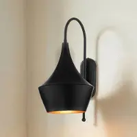 ROYALTECH Vägglampa Olaf , dimbar, Svart, Vardagsrum / matsal, Metall, Vägglampa, vägglampa inomhus
