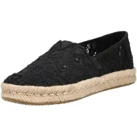 Toms Alpargata Rope 2.0 Skor i Bomull För Kvinnor Svarta Espadrillos