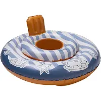 Swim Essentials Babybadring - 74x26 cm - Blå/Röd surfare - - One Size - Badring