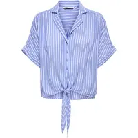 ONLY Blus 'ONLPaula' indigo / vit