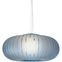 Kartell Taklampa , Teresa Frozen, Blå, Vardagsrum, Plast, Design