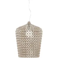Kartell Taklampa , Kabuki, Grå, Vardagsrum, Plast, Design
