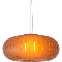 Kartell Taklampa , Teresa Frozen, Orange, Vardagsrum, Plast, Design