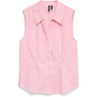 Vero Moda Blus 'VMFRIBA' rosa / hallon / vit